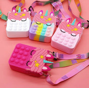 Unicorn Pop it Sling Bag