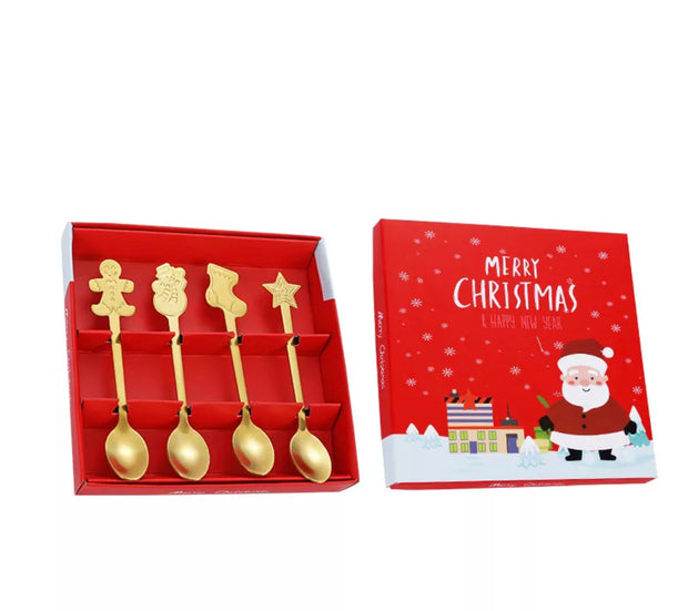 Christmas Steel Spoon Set