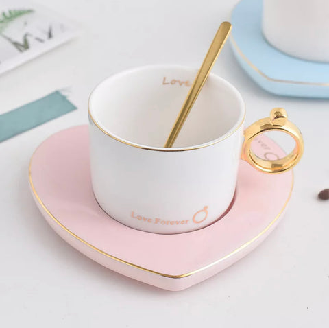 Love Forever Cup and Saucer set