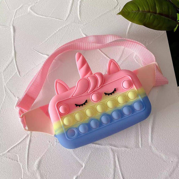 Pop It Unicorn Waist Bag