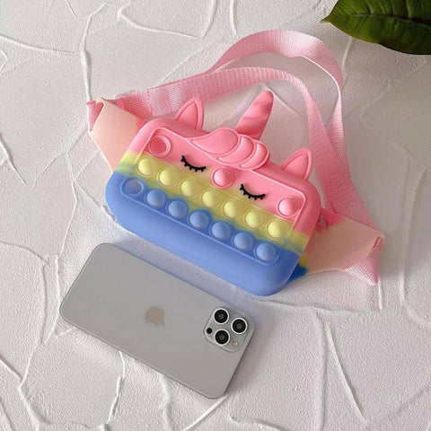 Pop It Unicorn Waist Bag