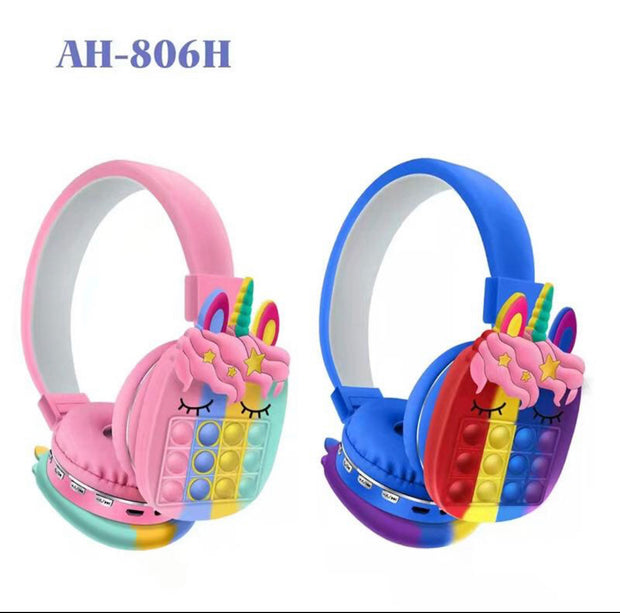 Unicorn Pop it Headphones