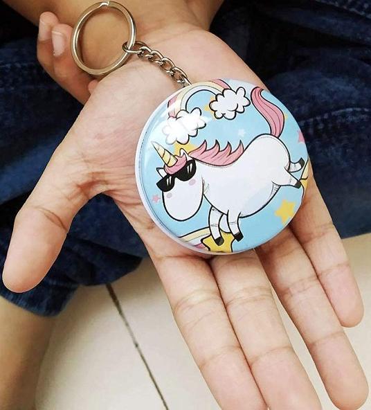 Unicorn Keychain Mini Tin Box