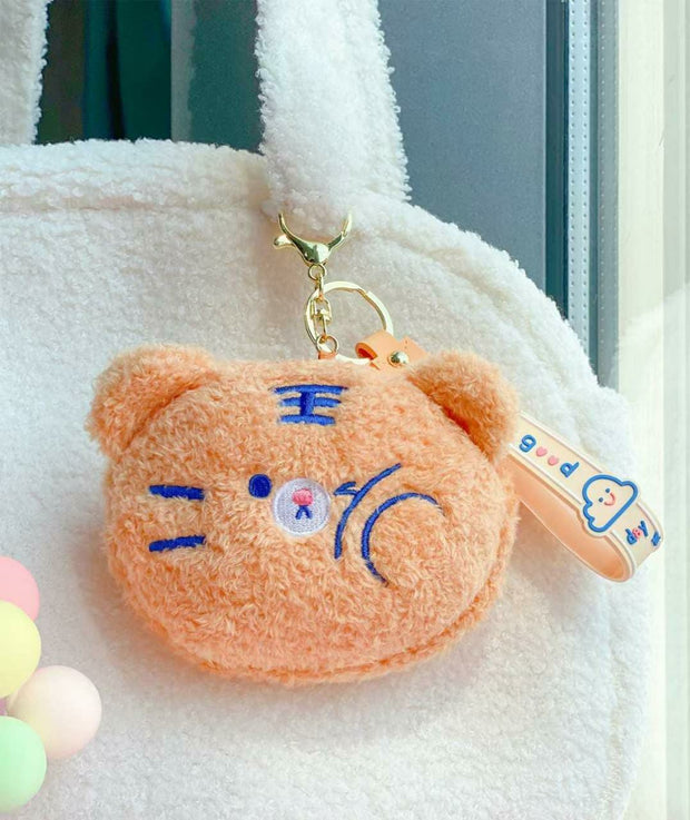 Fur Bear Pouch Keychain