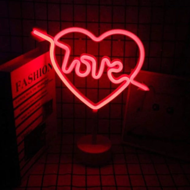 Love Heart light with Stand