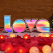 Love LED Multicolored Lamp