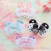 New Polka Bow Eye Mask